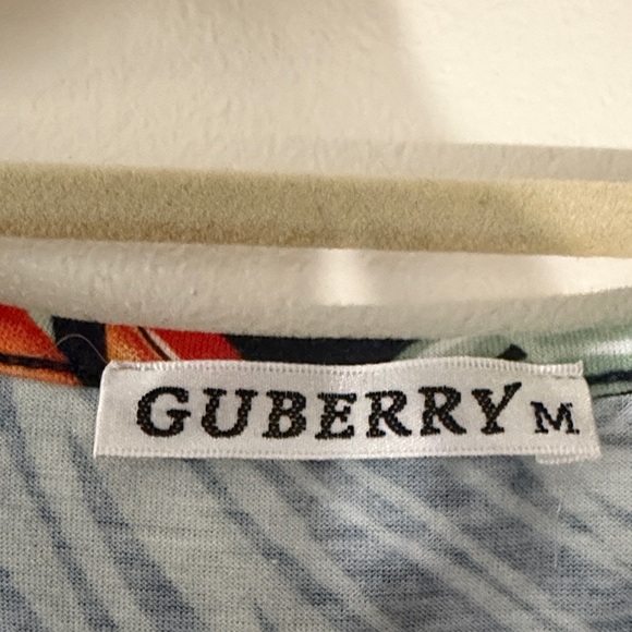 Floral Sleeveless Dress - Navy and Orange - Picture 2 of 4